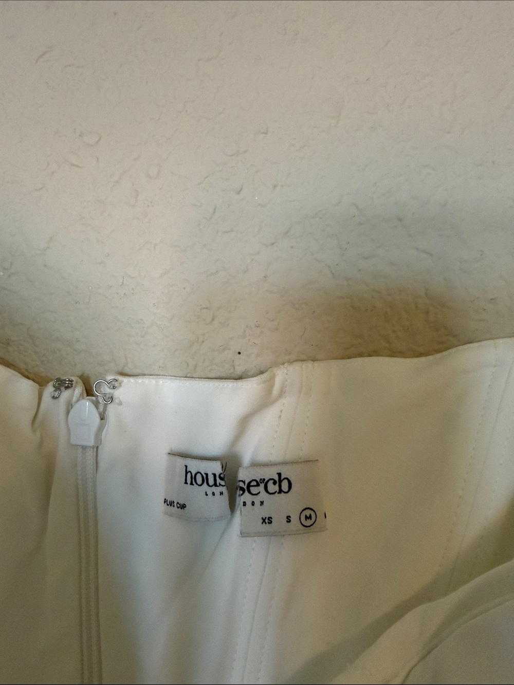 House Of CB M D-DD Lady white strapless midi dress NWOT - Picture 10 of 11
